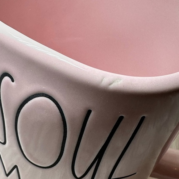 Rae Dunn Pink Soul Mate Mug - Picture 4 of 4